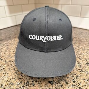 Courvoisier‎ Style Master Strapback Hat Cap Mens OSFA Black Cotton